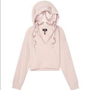 Victoria’s Secret Pink Cropped Pullover Hoodie
